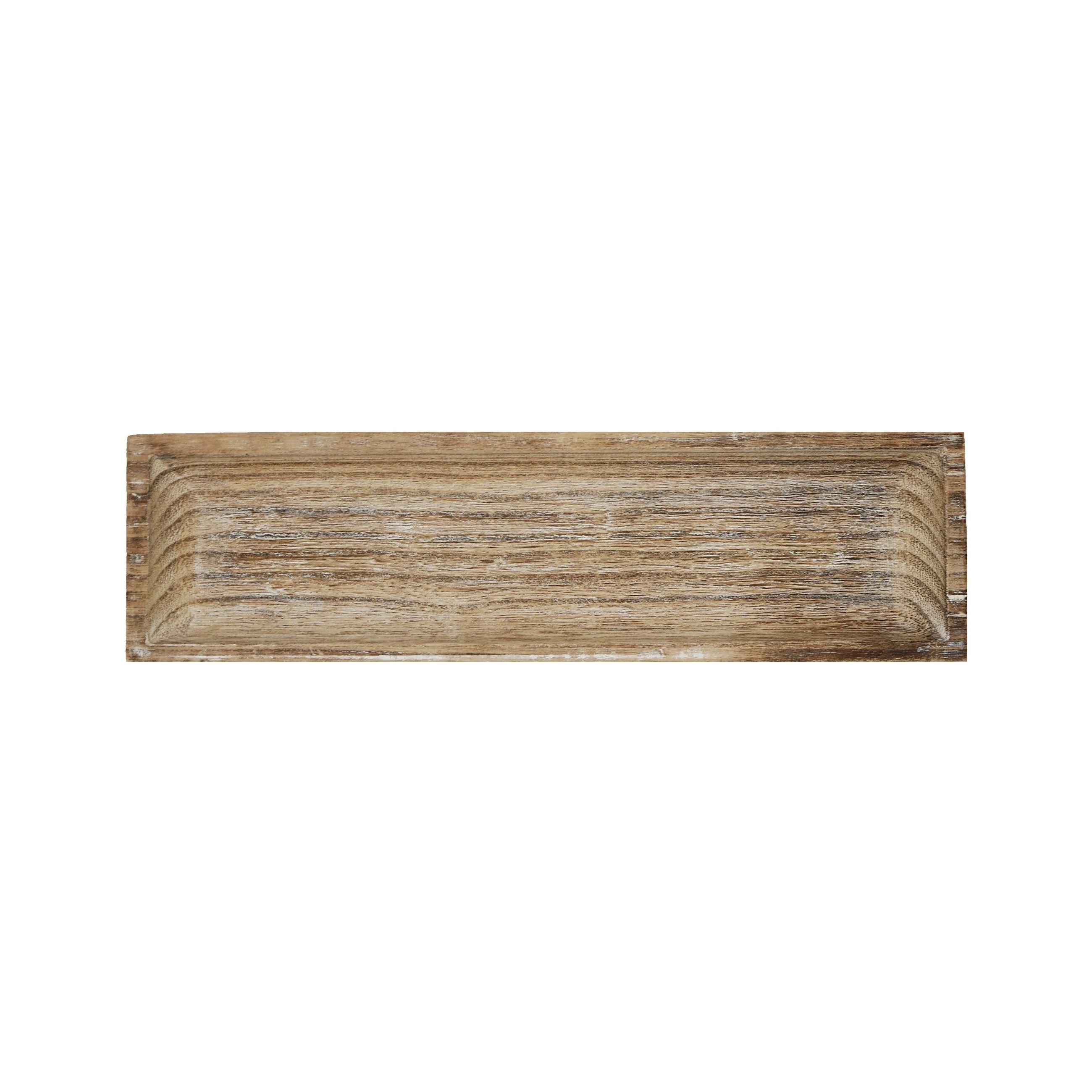 Rustic Rectangular Wood Tray